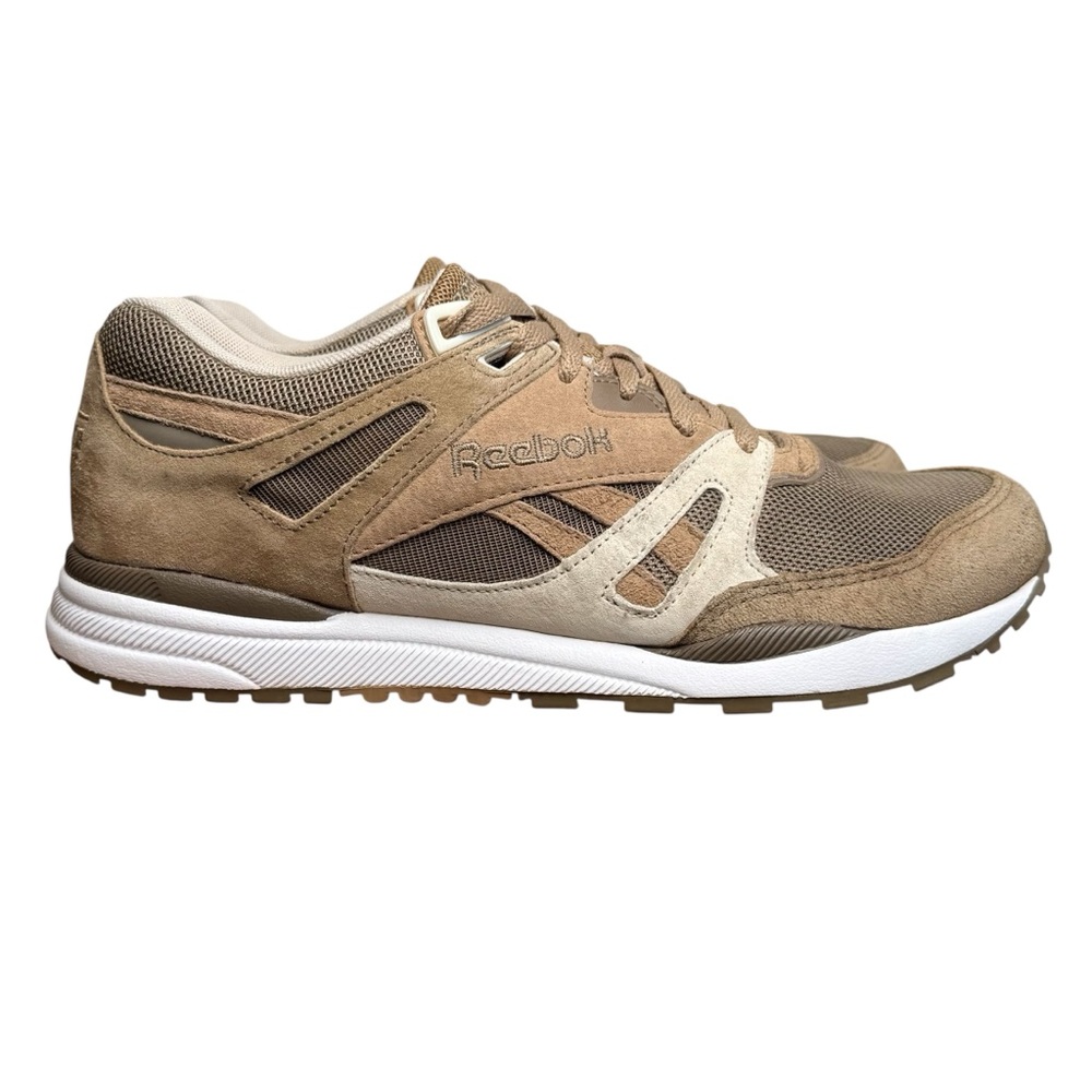 Reebok Ventilator Hexalite Men's Tan/Brown Suede & Mesh Sneakers Shoes Size 9
